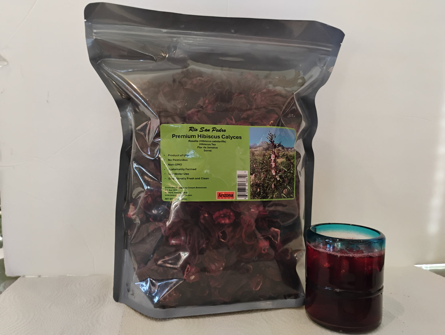 Dried Hibiscus Flowers | USA Grown | 1 lb | Flor de Jamaica